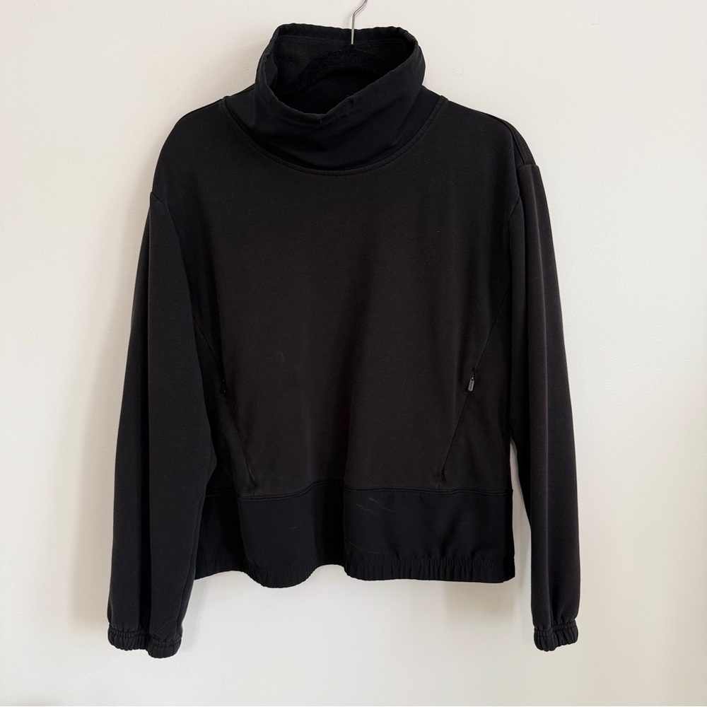 Athleta Black Funnelneck Sweater
